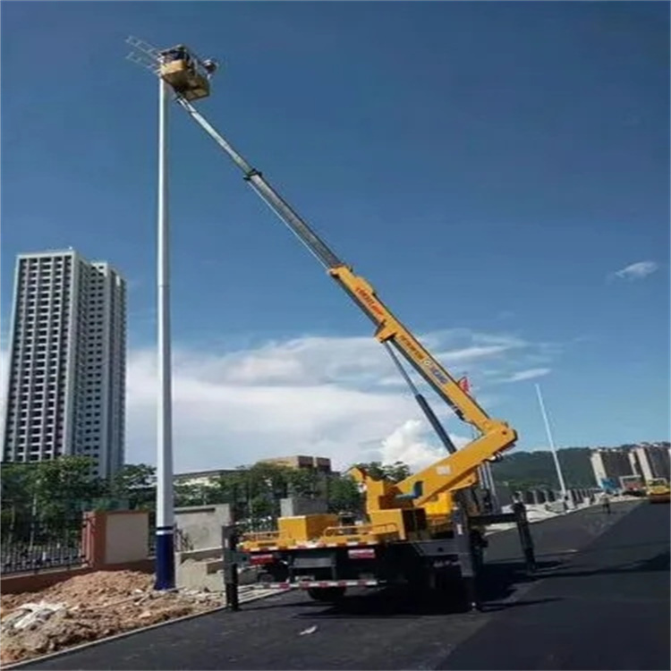 宋洛乡维修路灯的曲臂升降车出租